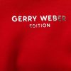 Gerry weber Stl 46/48 Färg Röd Krage Pikétröja Kortärmad