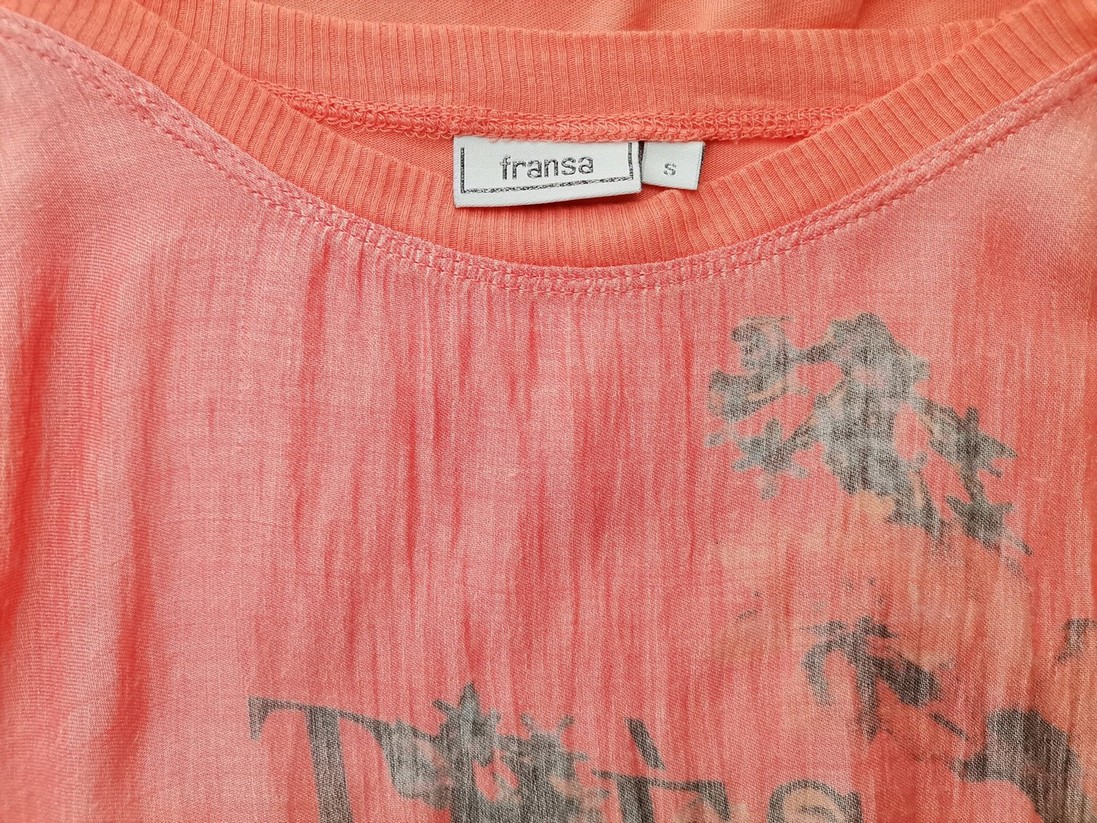 Fransa Stl S Färg Rosa Båtringning Blus ärm 3/4