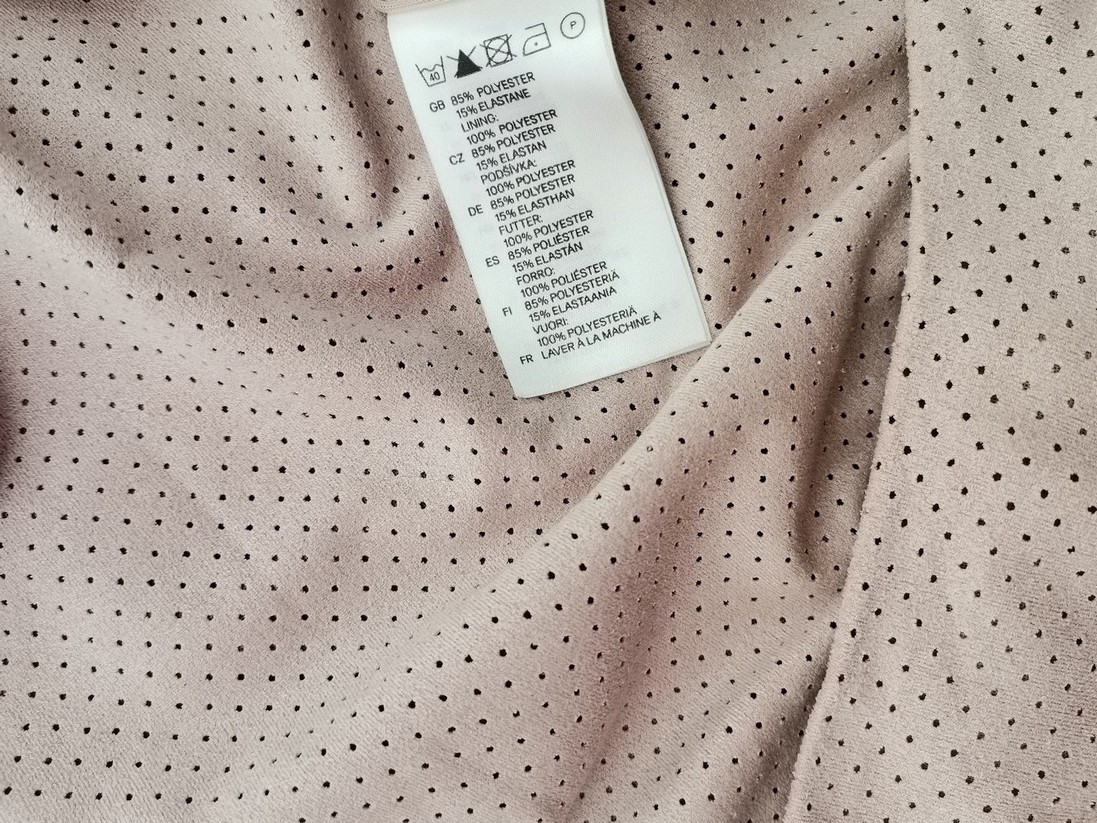 H&m Stl 40 Färg Pudrig Rosa Båtringning Raka Klänningen Långärmad Knälängd