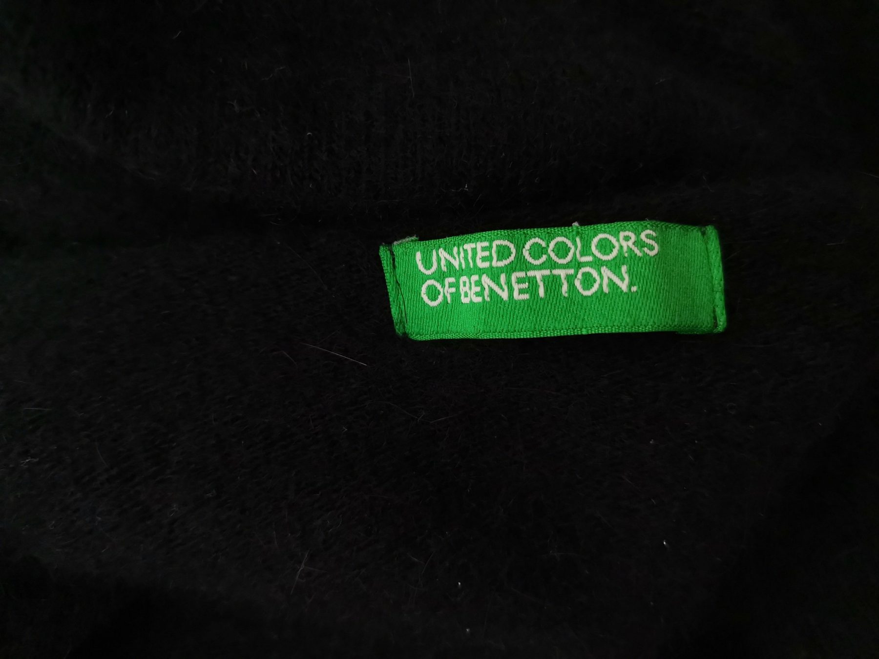 United colors benetton Stl 34/36 Färg Svart V-ringning Omlottkofta Långärmad Finstickat