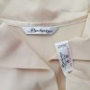 BERKERTEX Stl 18/20 (46/48) Färg Beige Krage Knäppt Tunika Blus Långärmad