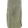 Dkny Stl 12 (40) Färg Khaki A-linjekjol Midi