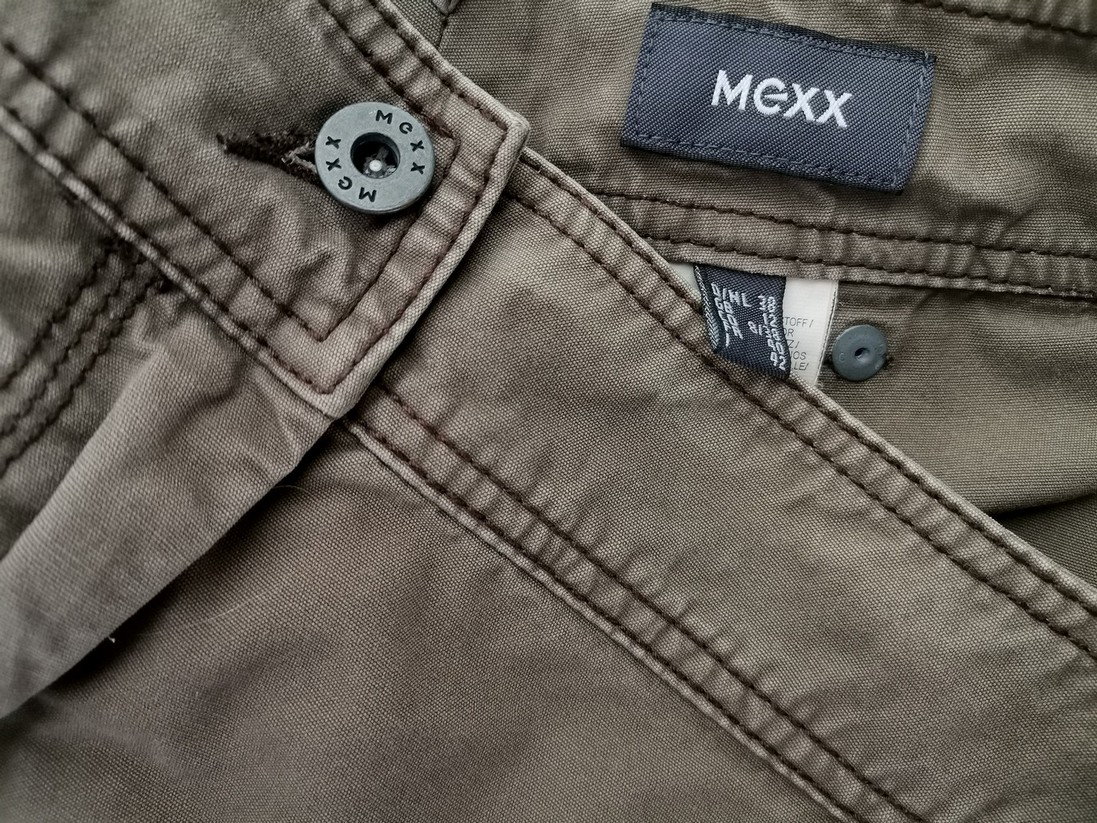 Mexx Stl 38 Färg Khaki A-linjekjol Knälängd Material Bomull 100%