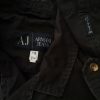 AJ ARMANI JEANS Stl 48 (S) Färg Svart Herr Jacka Långärmad Material Bomull 100%