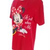 Disney Stl M Färg Röd Rund hals T-shirt Kortärmad Material Bomull 100%