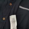 BEN SHERMAN Stl L Färg Marinblå Krage Herr skjorta, casual Långärmad Material Bomull 100%