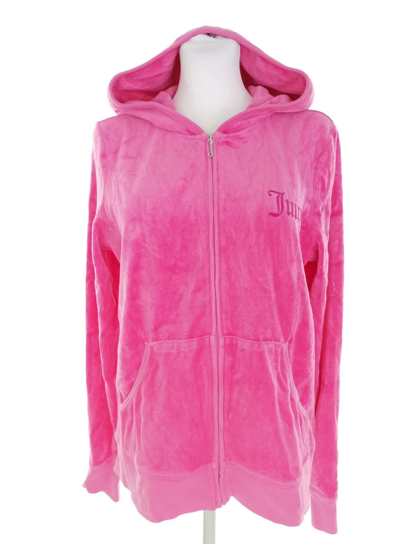 Juicy couture Stl XL Färg Rosa Sweatshirt med Dragkedja Långärmad Material Bomull