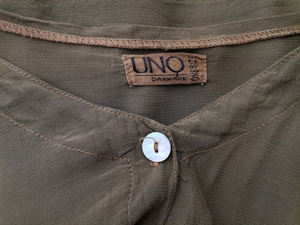 Uno Stl ONE SIZE (54/56) Färg Khaki V-ringning Kavaj med knappar ärm 3/4 Material Viskos 100%