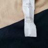 Maxmara Stl XL Färg Marinblå Båtringning Stickad Tunika Blus Kortärmad Material Siden