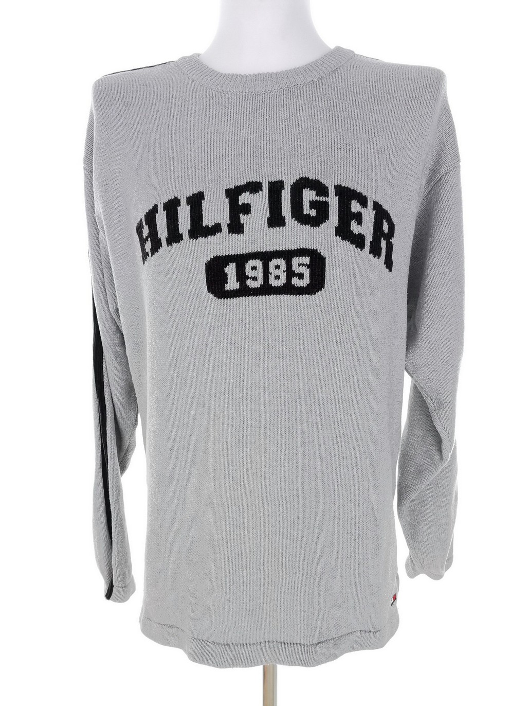 Tommy hilfiger Stl XL Färg Grå Herr Tröja Långärmad Material Bomull 100%