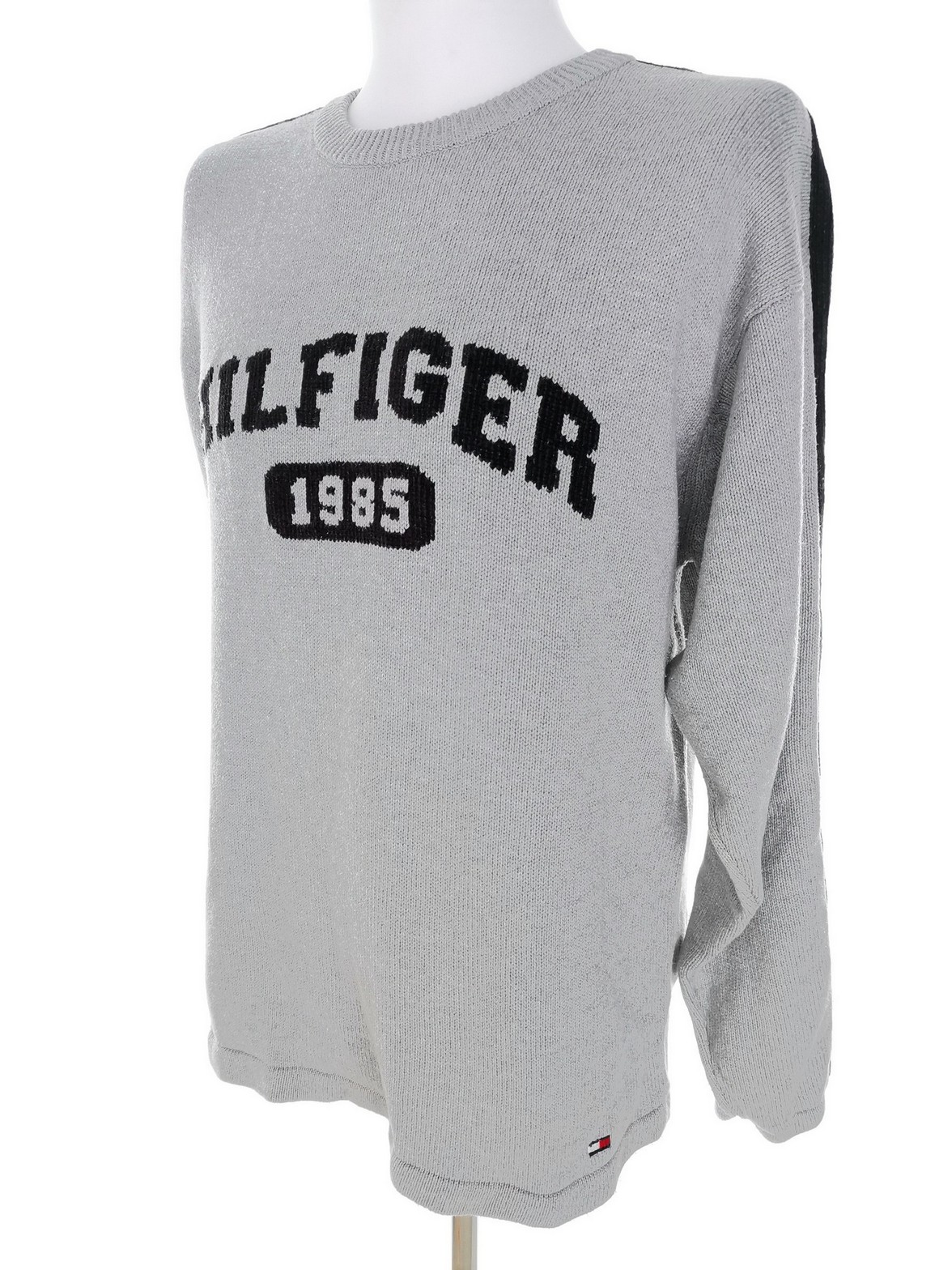 Tommy hilfiger Stl XL Färg Grå Herr Tröja Långärmad Material Bomull 100%