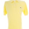 Lacoste Stl XL Färg Gul Krage Herr Polo Kortärmad Material Bomull 100%