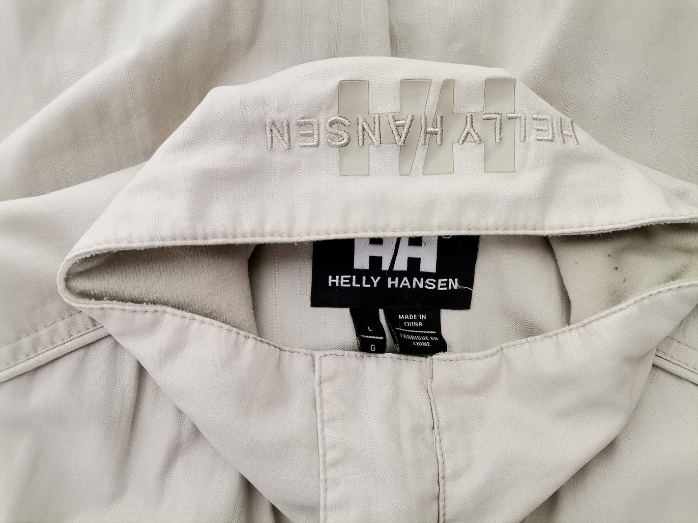 HELLY HANSEN Stl L Färg Elfenben Herr Jacka Långärmad