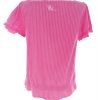 BONDELID Stl M Färg Rosa Ränder Split Crew Neck Blus Kortärmad Material Bomull