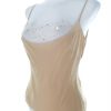 Maria Grazia Severi Stl 46 (38) Färg Beige Hjärtformad Blus Ärmlös Material Viskos 100%