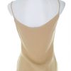 Maria Grazia Severi Stl 46 (38) Färg Beige Hjärtformad Blus Ärmlös Material Viskos 100%