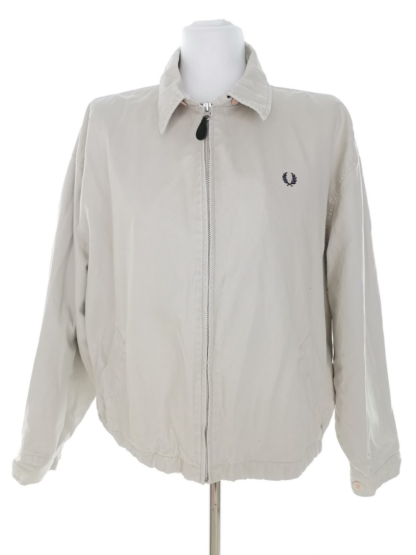 Fred Perry Stl XL Färg Elfenben Herr Jacka Långärmad Material Bomull 100%