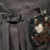 Ted Baker Stl 3 (48) Färg Grå Rund hals Skal Klänning Ärmlös Knälängd Material Siden 100%