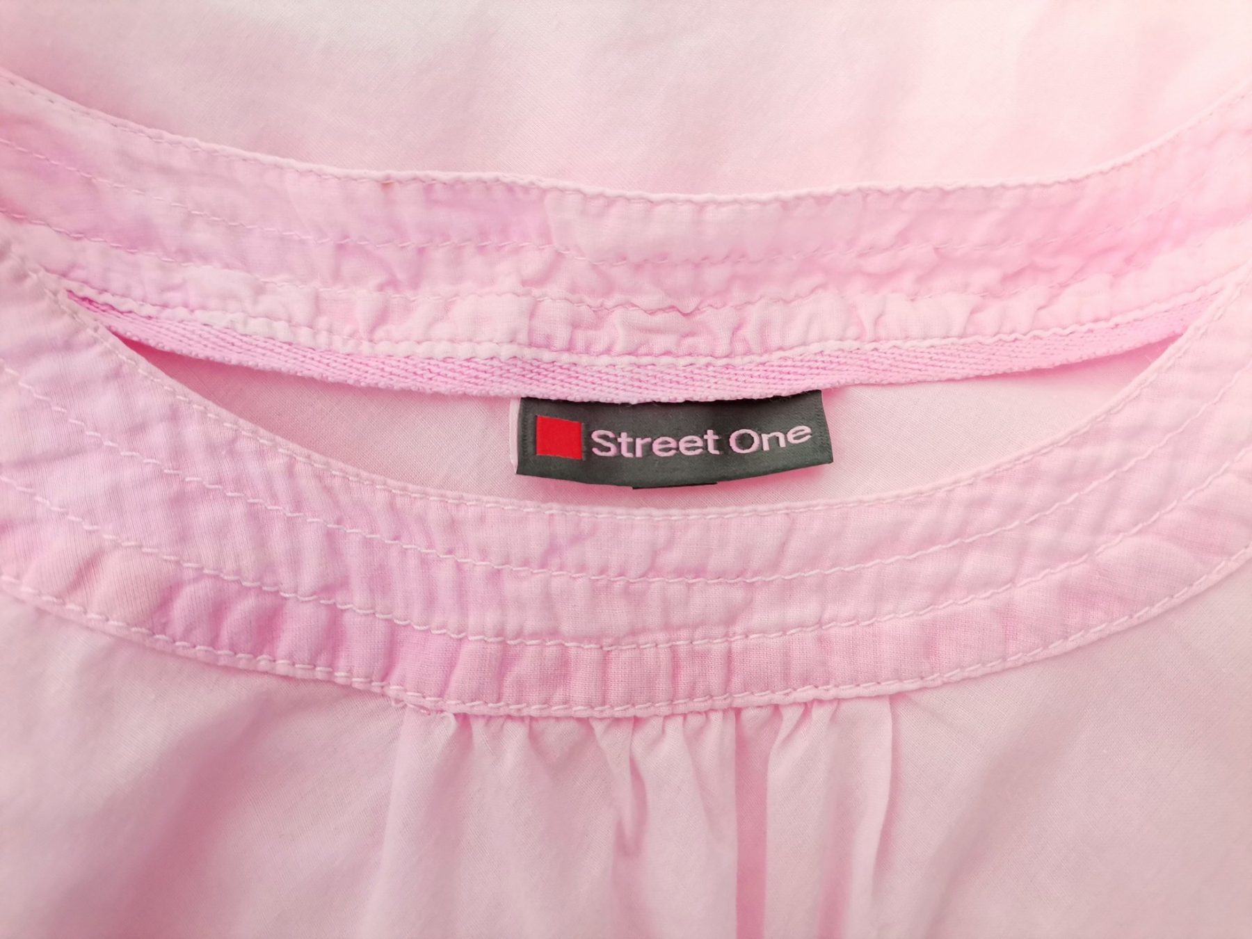 Street One Stl 34 Färg Rosa Rund urringning Blus Långärmad