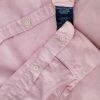 Ralph Lauren Stl 8 (36) Färg Rosa Krage Knäppt Skjort Blus Långärmad Material Bomull 100%