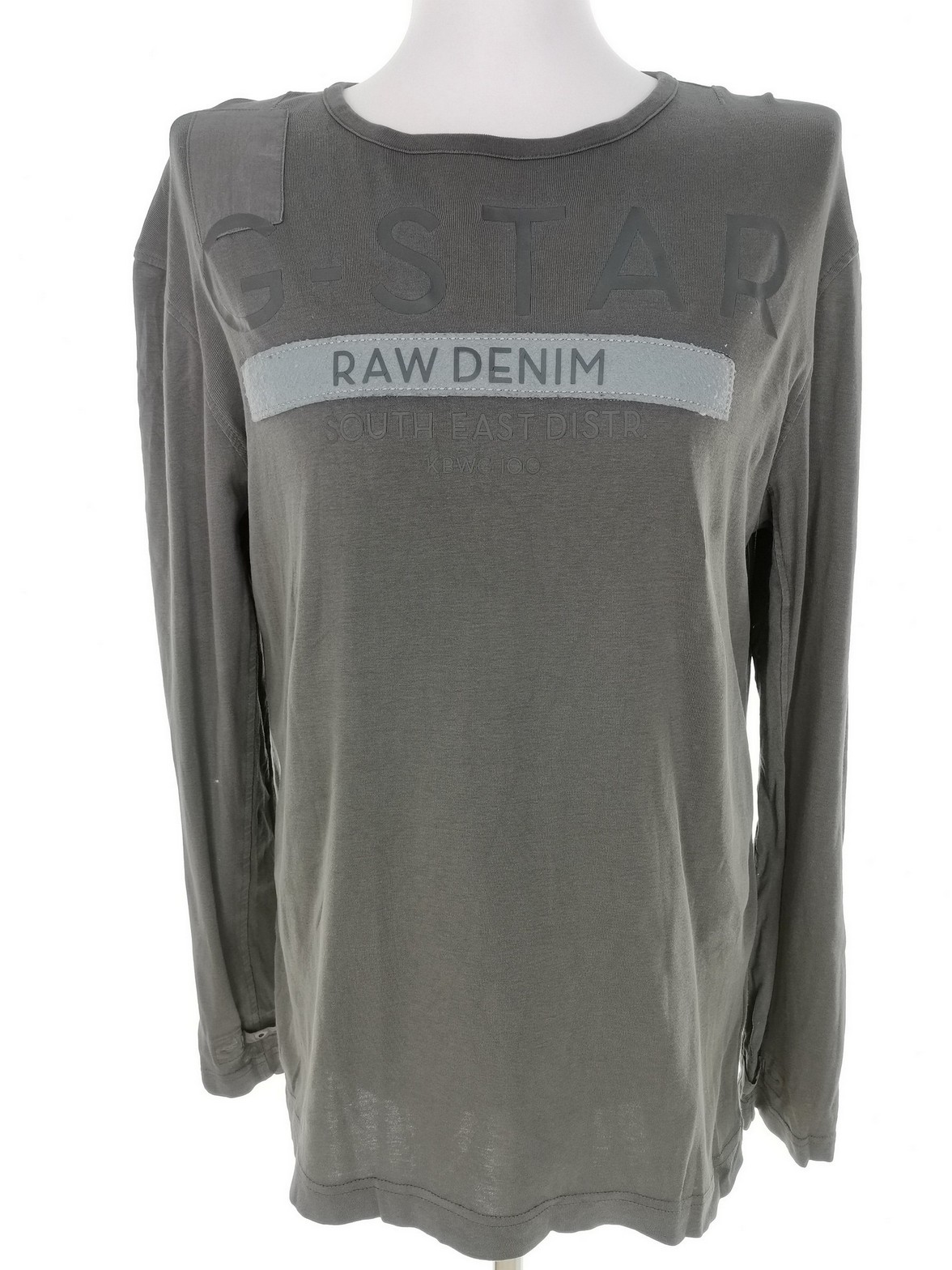 G-Star Raw Stl XXL Färg Grå Herr Tröja Långärmad Material Bomull 100%