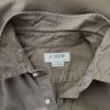 J.Crew Stl L Färg Khaki Krage Herr skjorta, casual Långärmad Material Bomull 100%